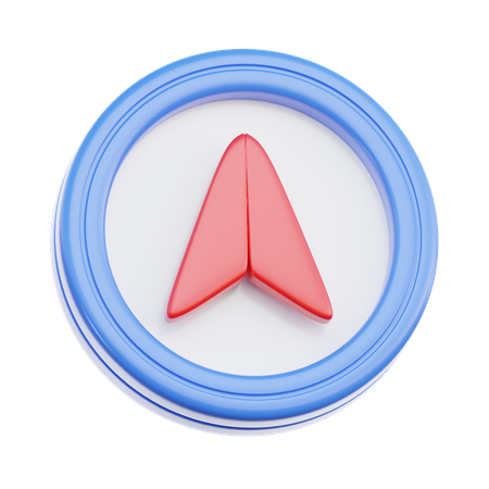 Navigation Arrow  3D Icon