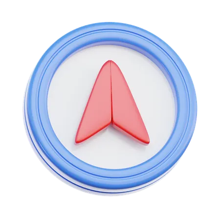 Navigation Arrow 3 D Icon Which Can Be Used For Various Purposes Such As Websites Mobile Apps Presentation And Others 3D Icon