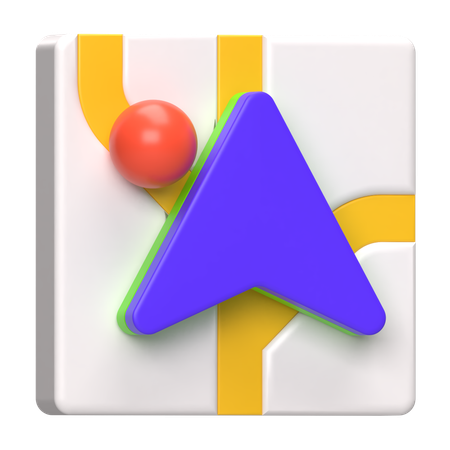 Navigation Arrow  3D Icon