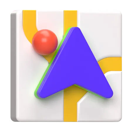 Navigation Arrow  3D Icon