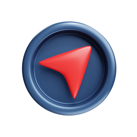 Navigation Arrow  3D Icon