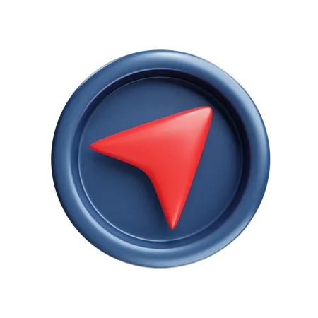 Navigation Arrow  3D Icon