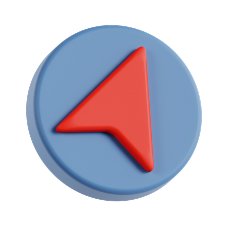 Navigation Arrow  3D Icon