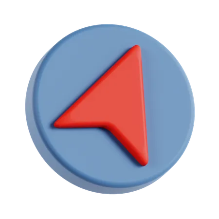 Navigation Arrow  3D Icon