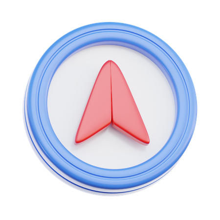 Navigation Arrow  3D Icon