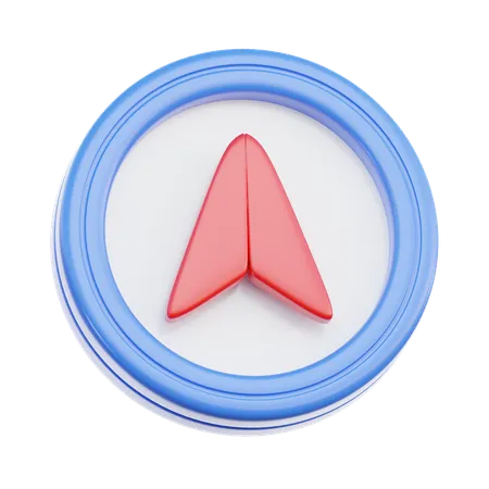 Navigation Arrow  3D Icon