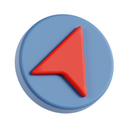 Navigation Arrow  3D Icon