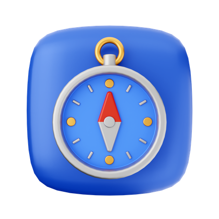 Navigation Compass  3D Icon