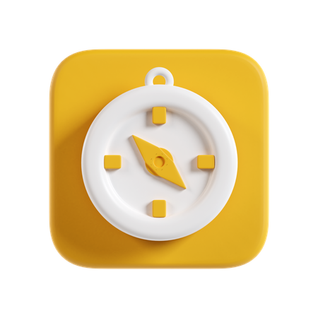 Navigation Compass  3D Icon