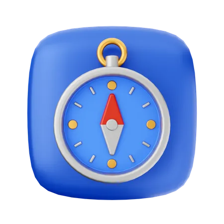Navigation Compass  3D Icon