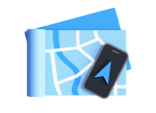Navigation en ligne  3D Icon