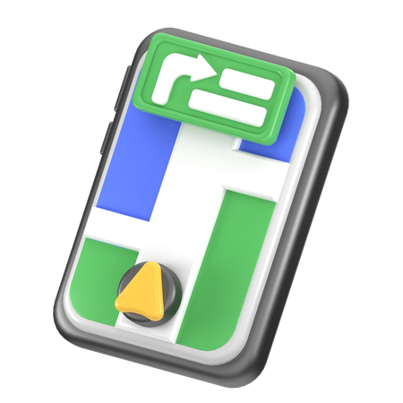 Navigation étape par étape  3D Icon