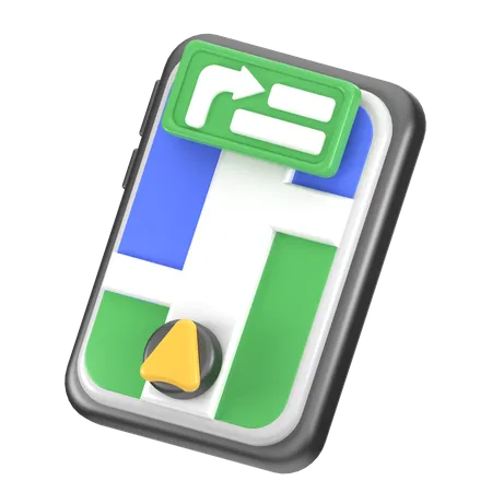 Navigation étape par étape  3D Icon