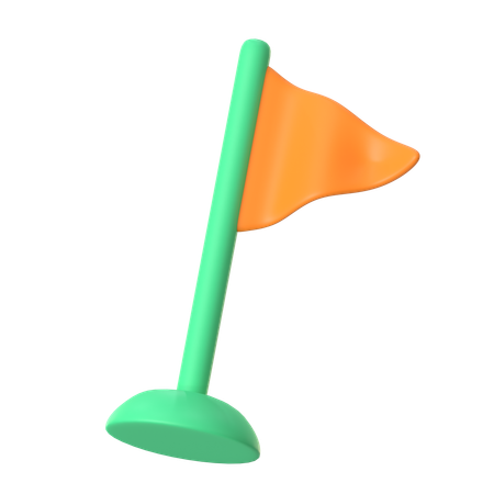 Navigation Flag  3D Icon