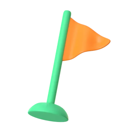 Navigation Flag  3D Icon