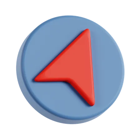Flèche de navigation  3D Icon
