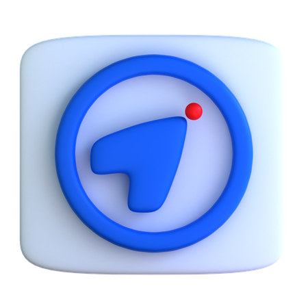Navigation Pointer  3D Icon