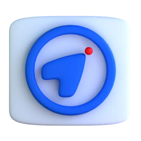 Navigation Pointer  3D Icon