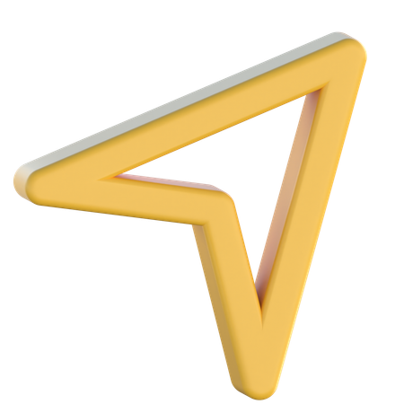 Navigation Right Top  3D Icon