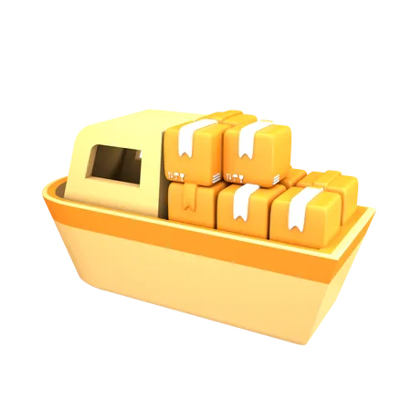 Cargueiro  3D Icon