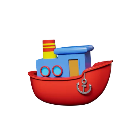 Bateau  3D Icon