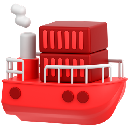 Bateau  3D Icon