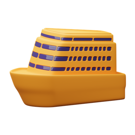 Bateau  3D Icon