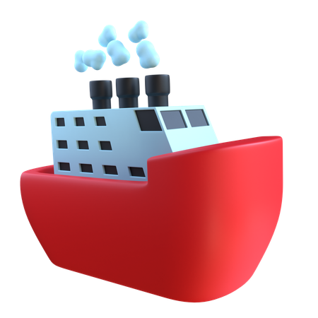 Bateau  3D Icon