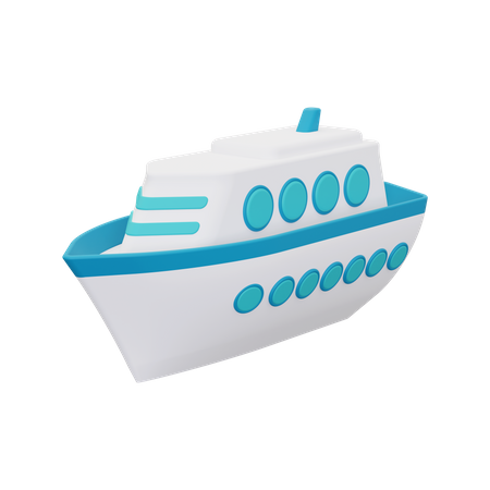 Bateau  3D Illustration