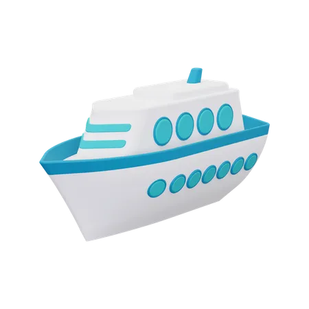 Bateau  3D Illustration