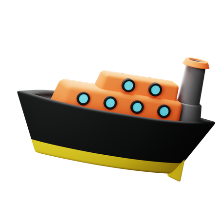 Bateau  3D Icon