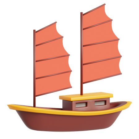 Bateau  3D Icon