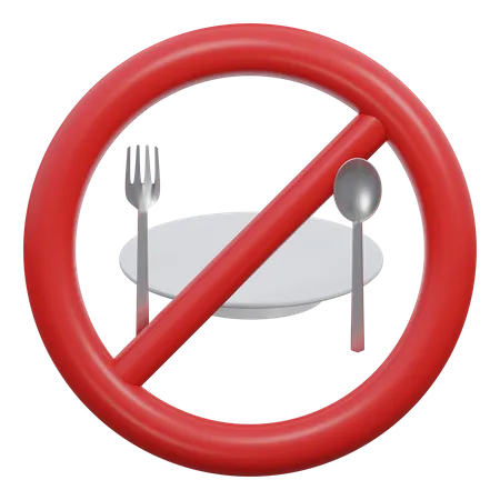 Pas de manger  3D Icon