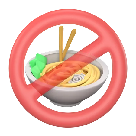 Pas de manger  3D Icon