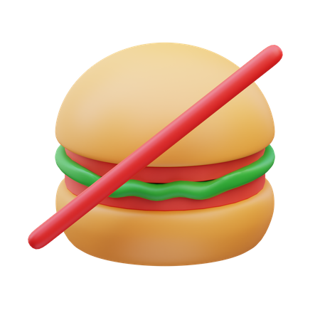 Pas de manger  3D Icon