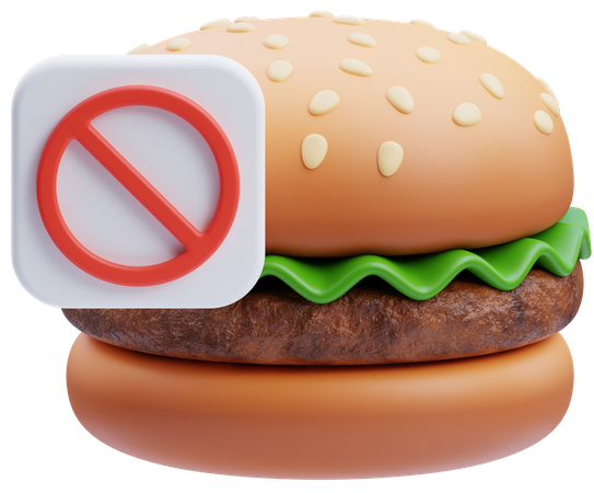 Ne pas manger  3D Icon