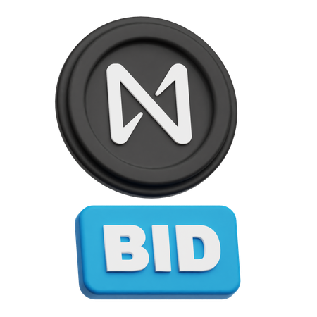 Near Bid  3D Icon