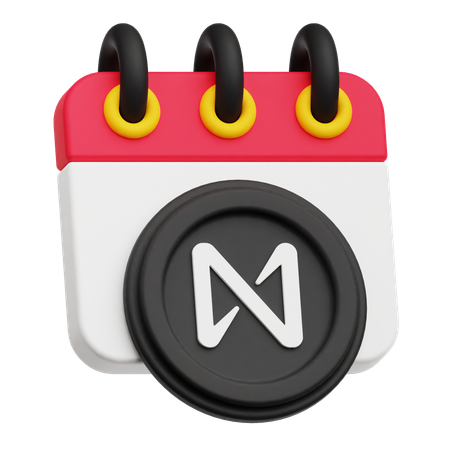 Near Calendar  3D Icon