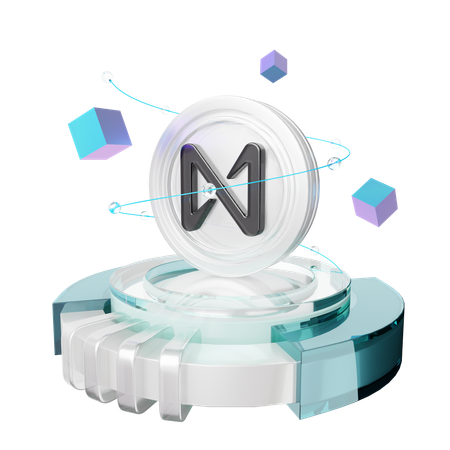 동전 근처  3D Icon