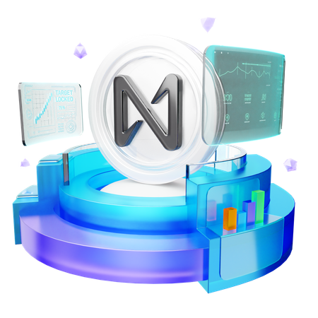 Near Coin  3D Icon