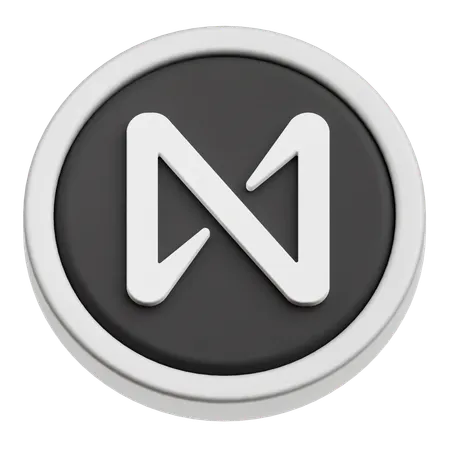 Near Coin  3D Icon