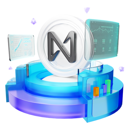 Near Coin  3D Icon