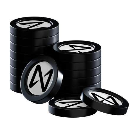 Near Coin Stacks  3D Icon