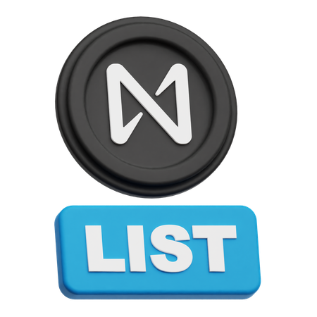Near List  3D Icon