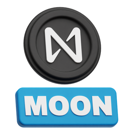 달 근처  3D Icon