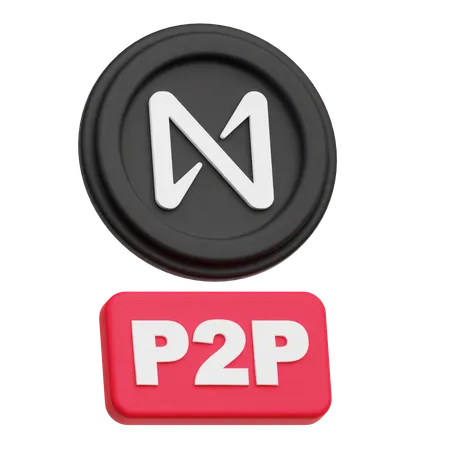 Near P 2 P  3D Icon