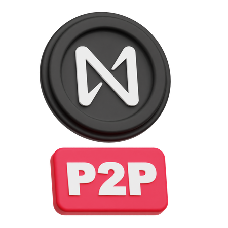 P 2 P 근처  3D Icon