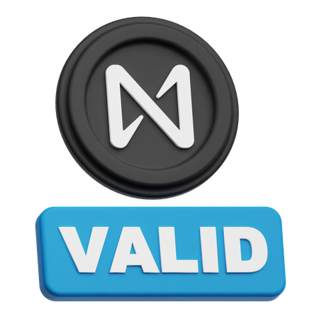 Near Valid  3D Icon