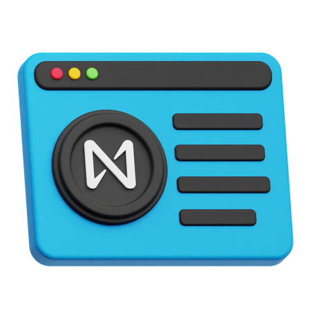 Near Website  3D Icon