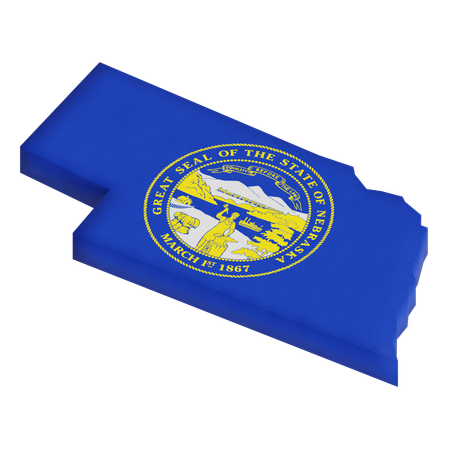 Nebraska  3D Icon